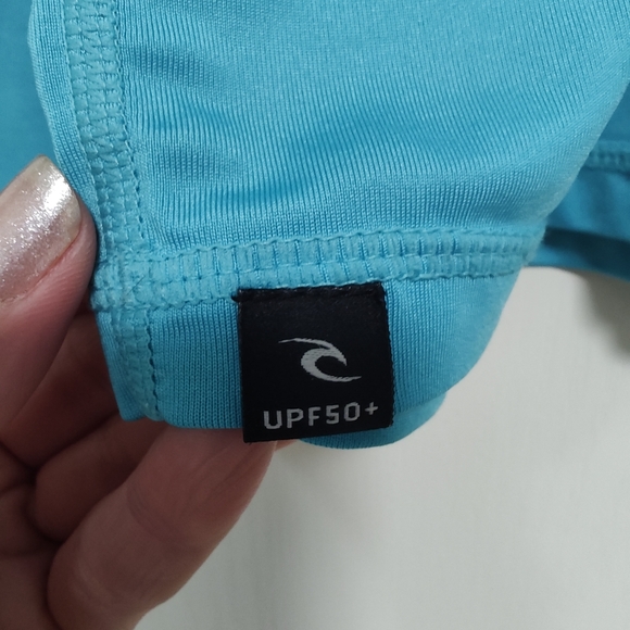 Rip Curl Rash Guard UPF 50+ Swim Shirt Youth Sz 14 - Picture 8 of 10